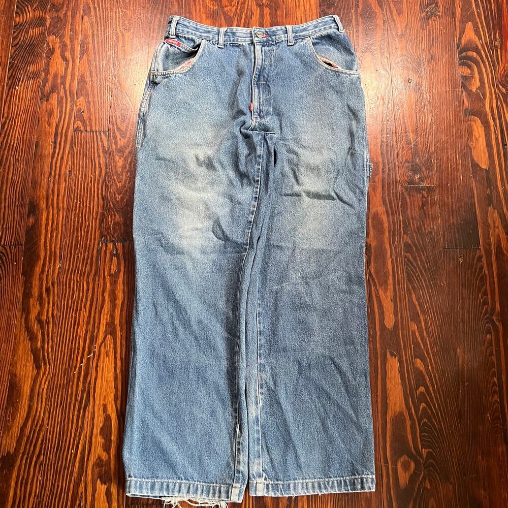 Ecko Unltd 34x31 Y2K Carpenter Jeans Blue Relaxed